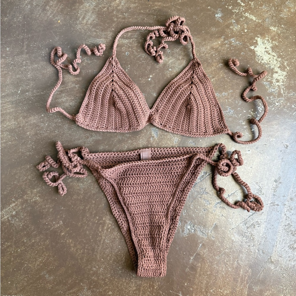 Skims Crochet Bikini Set